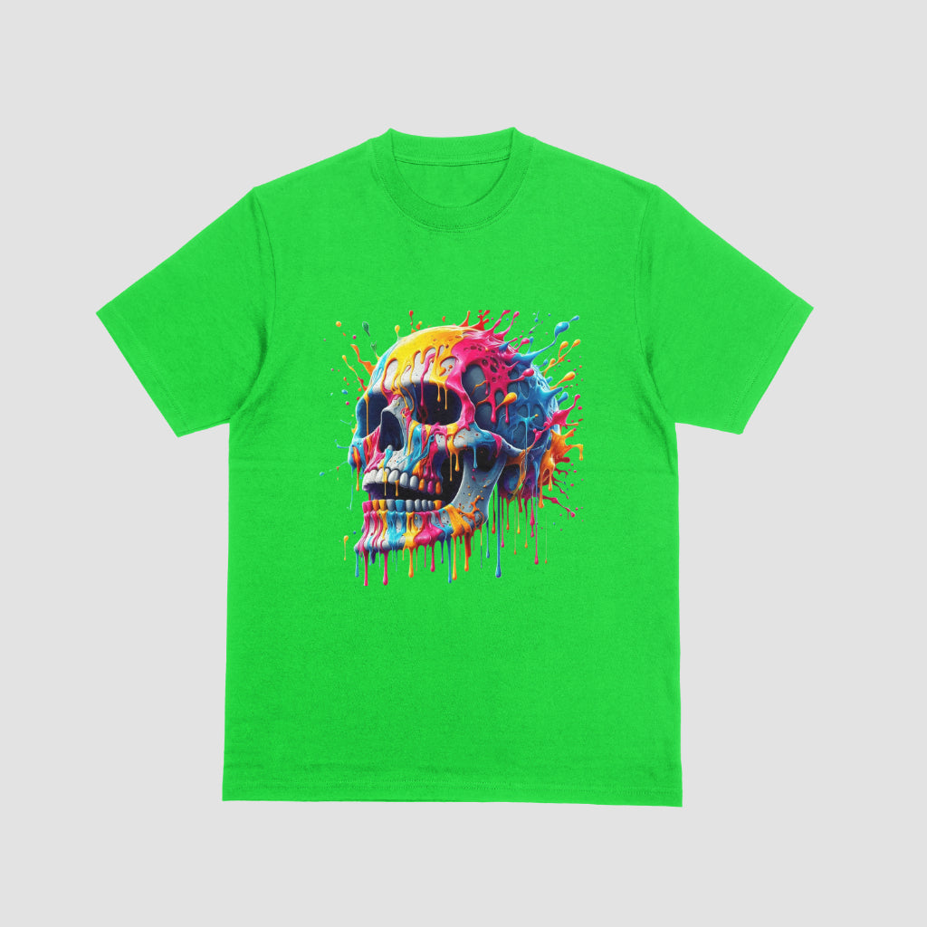 SKULL DRIPPING PAINT