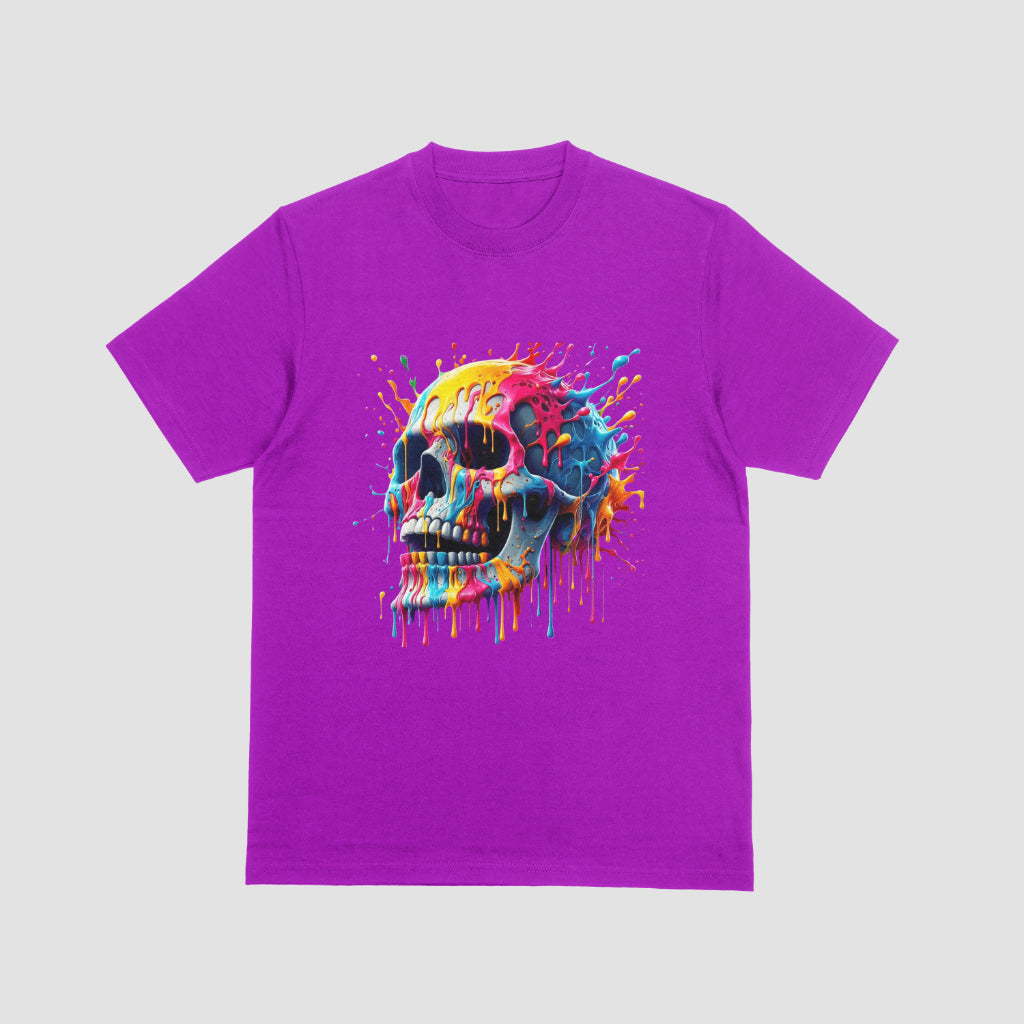 SKULL DRIPPING PAINT